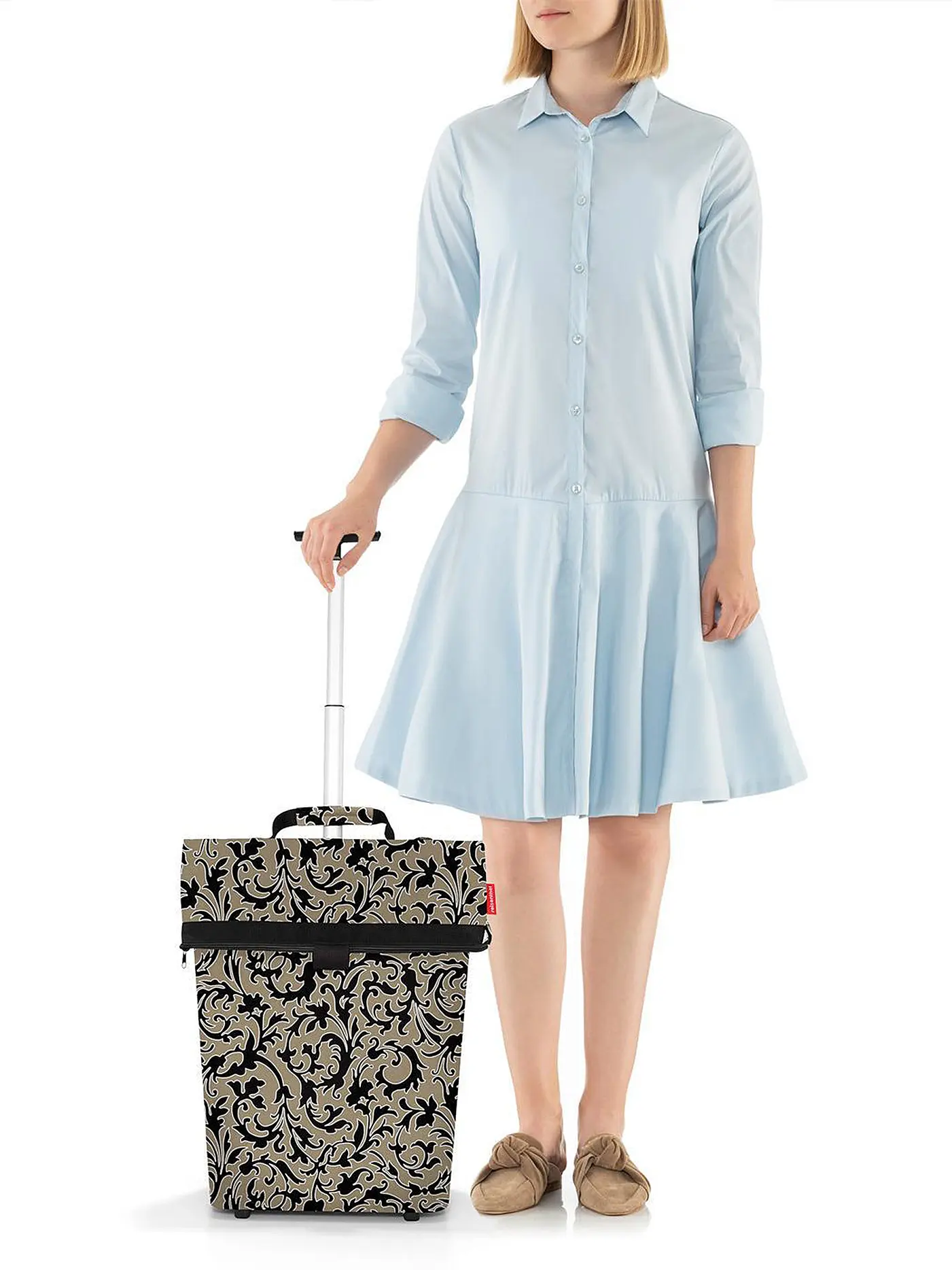 REISENTHEL | Trolley M Baroque Marble Braun / Schwarz | 